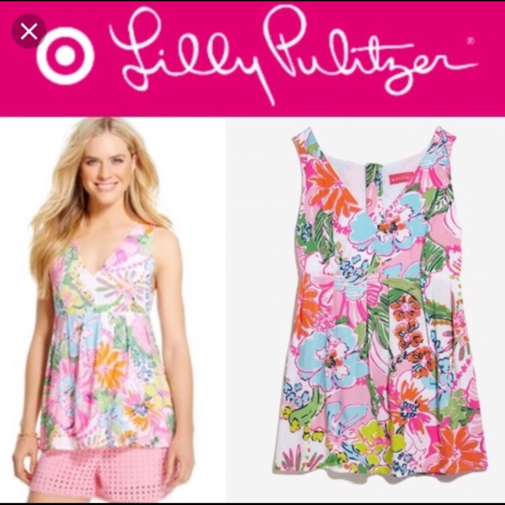 Lilly Pulitzer for Target Floral patterned Tank